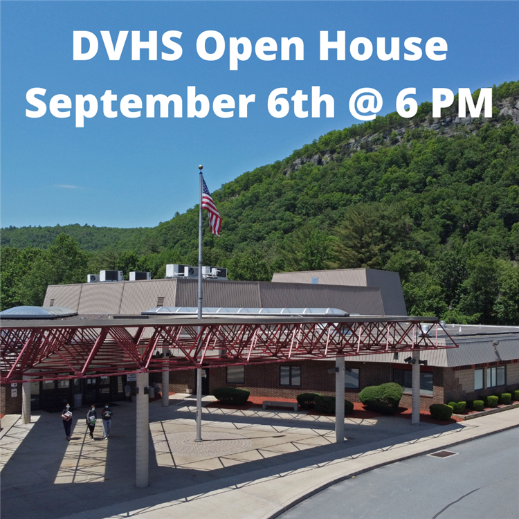  DVHS Open House - Tuesday, September 6th