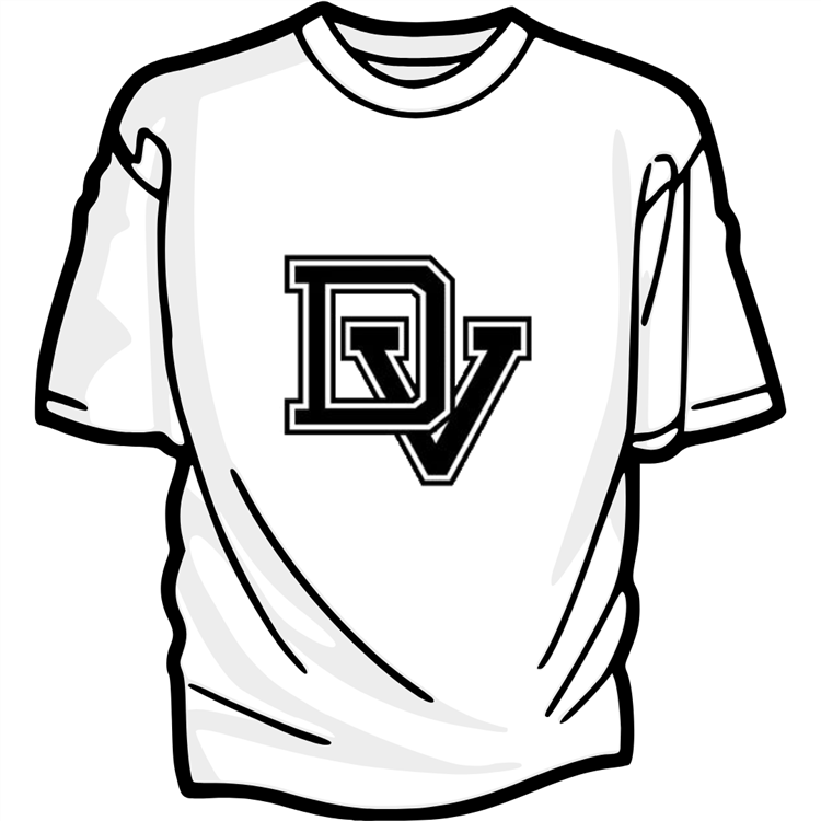  T shirt with DV Logo